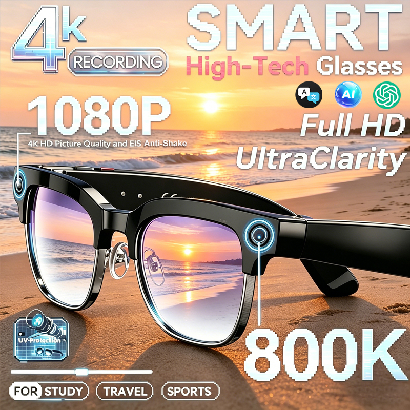 Smart Glasses Lens - Smart Camera Glasses Photo and Audio