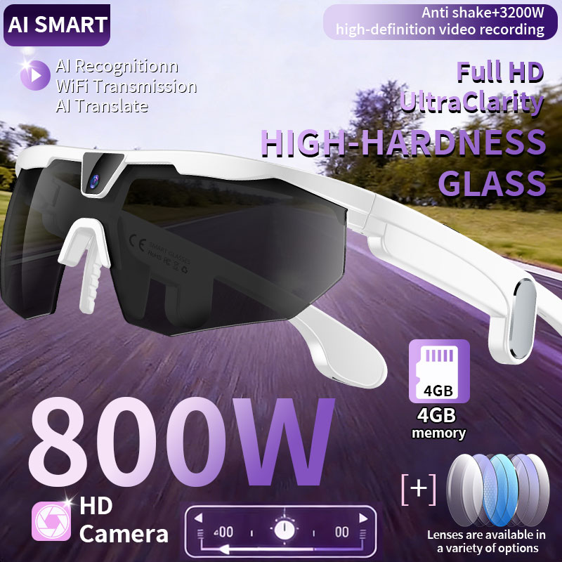 Smart Glasses Lens - LIGE AI Smart Glasses 800W HD