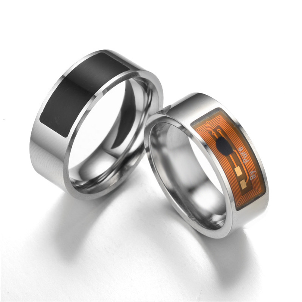 Nfc Smart Ring 8Mm Black Water - Smart Ring Nfc Pay 评论和价格