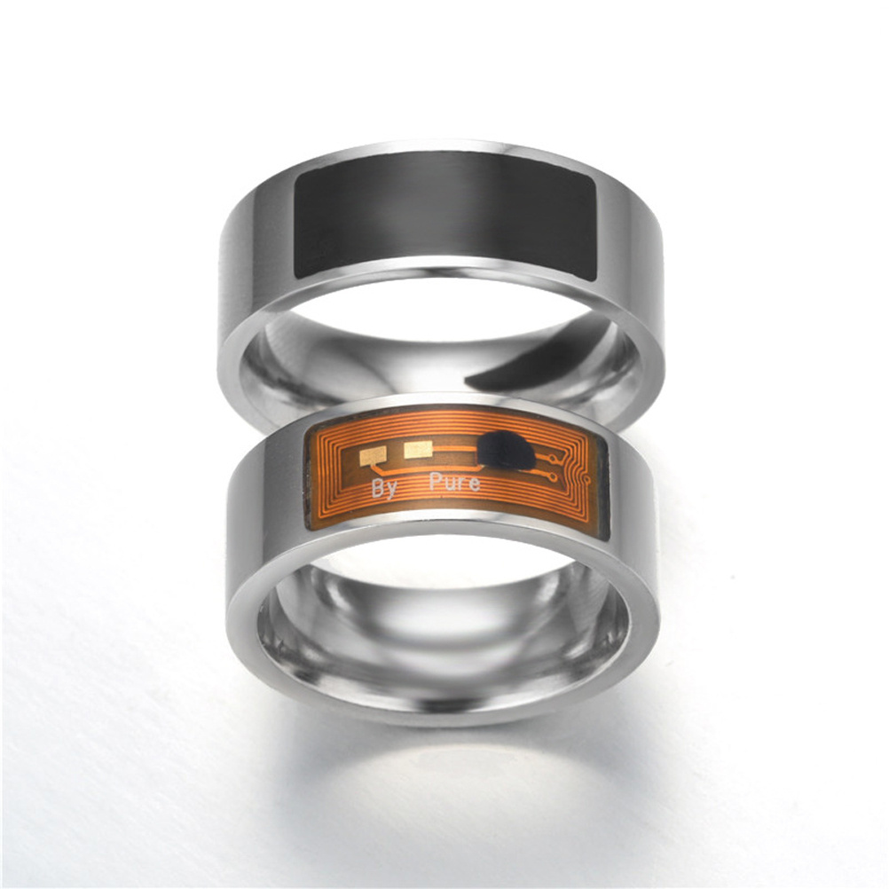 Nfc Smart Ring 8Mm Black Water - Smart Ring Nfc Pay 评论和价格