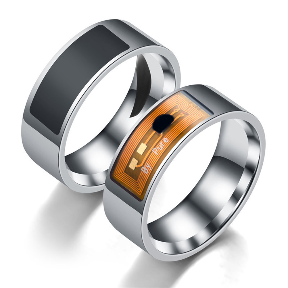 Nfc Smart Ring 8Mm Black Water - Smart Ring Nfc Pay 评论和价格
