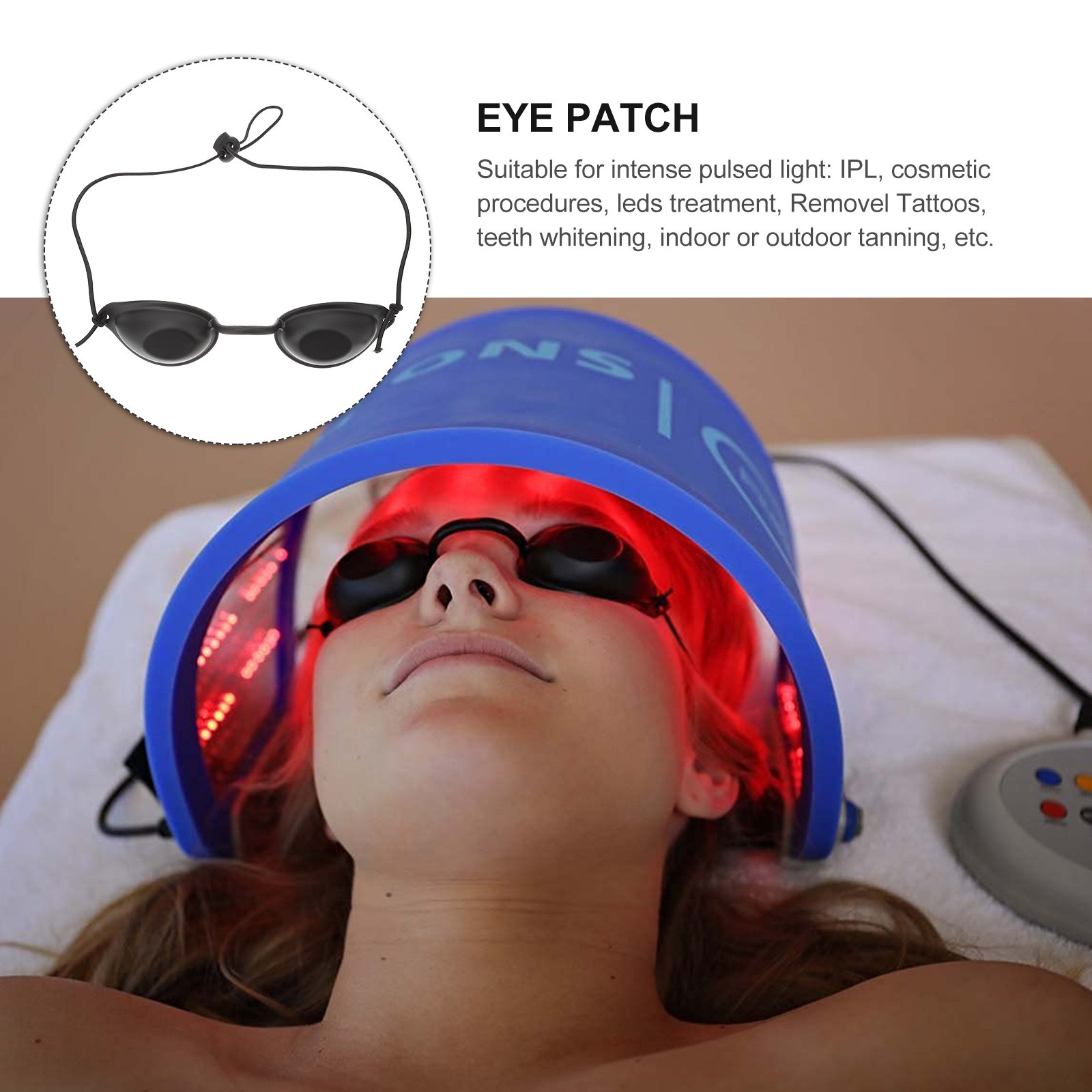Safety Goggles Ipl Eye Patch R - Light Therapy Glasses 评论和价格