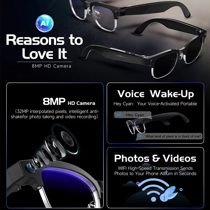 2026New 800W Pixel Camera Smar - Smart Glasses Lens 评论和价格