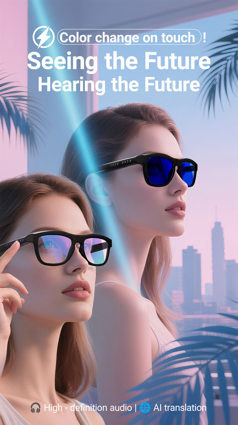 Bluetooth Touch-Dimming Glasse - Smart Glasses Lens 评论和价格