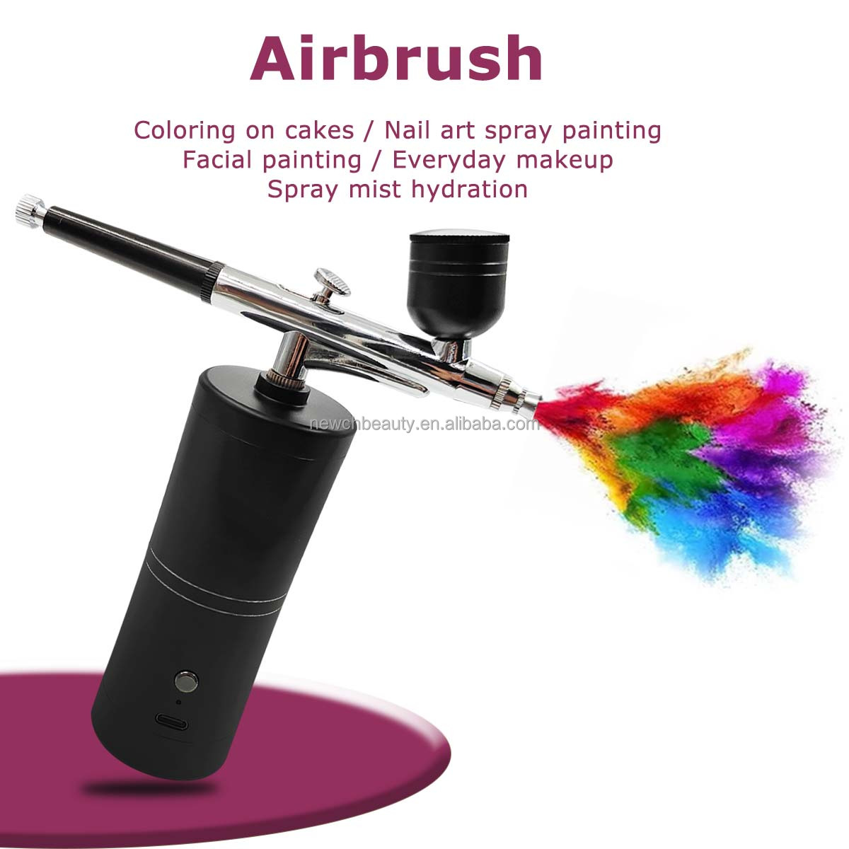 Cordless Airbrush Kit with Com - Galvanic Skin Sensor 评论和价格