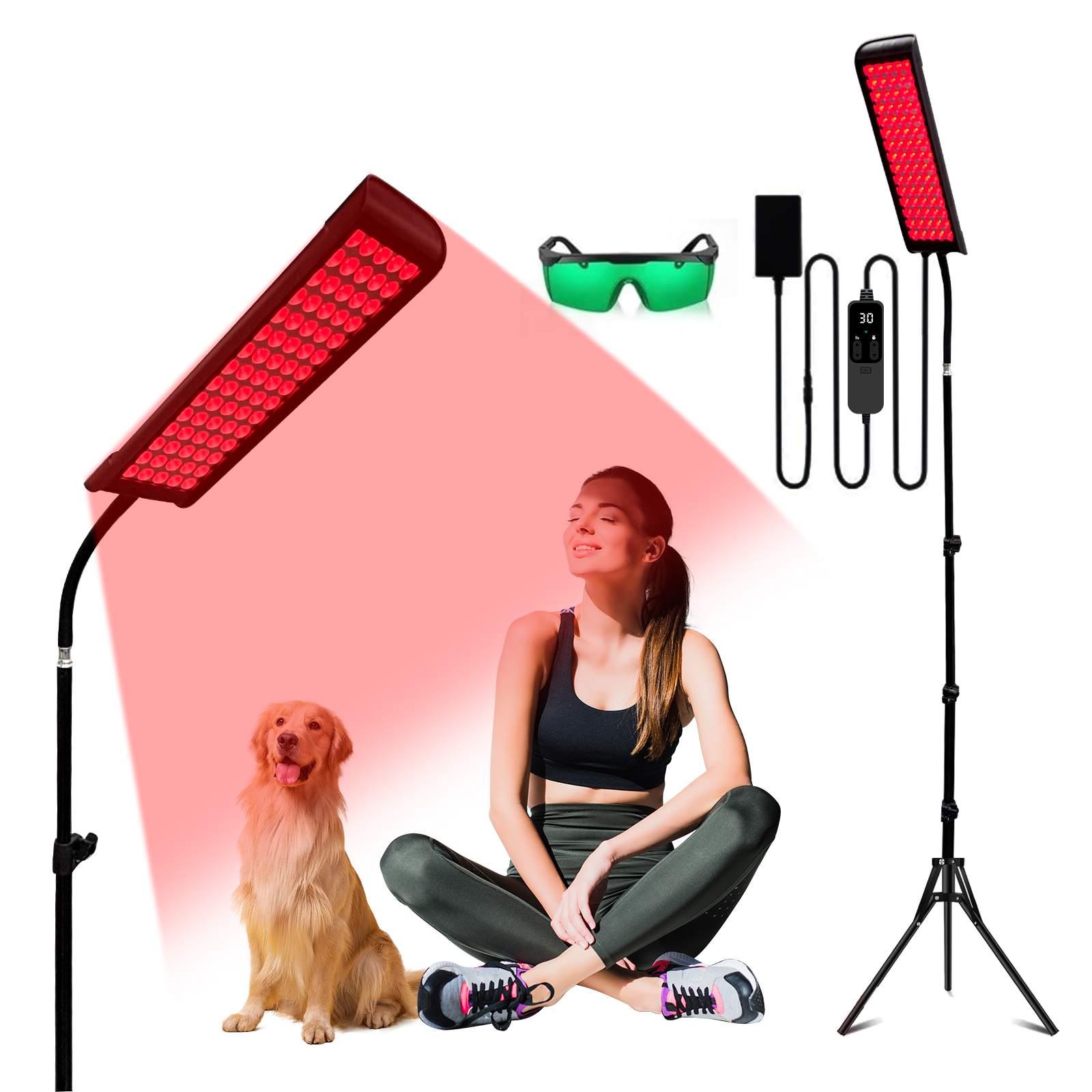 Red Light Therapy Panel Lamp L - Galvanic Skin Sensor 评论和价格