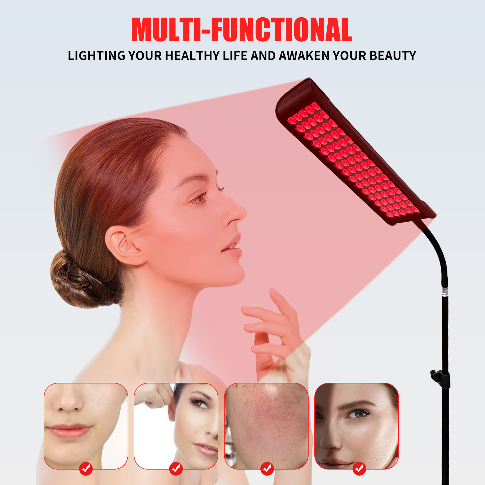 Red Light Therapy Panel Lamp L - Galvanic Skin Sensor 评论和价格