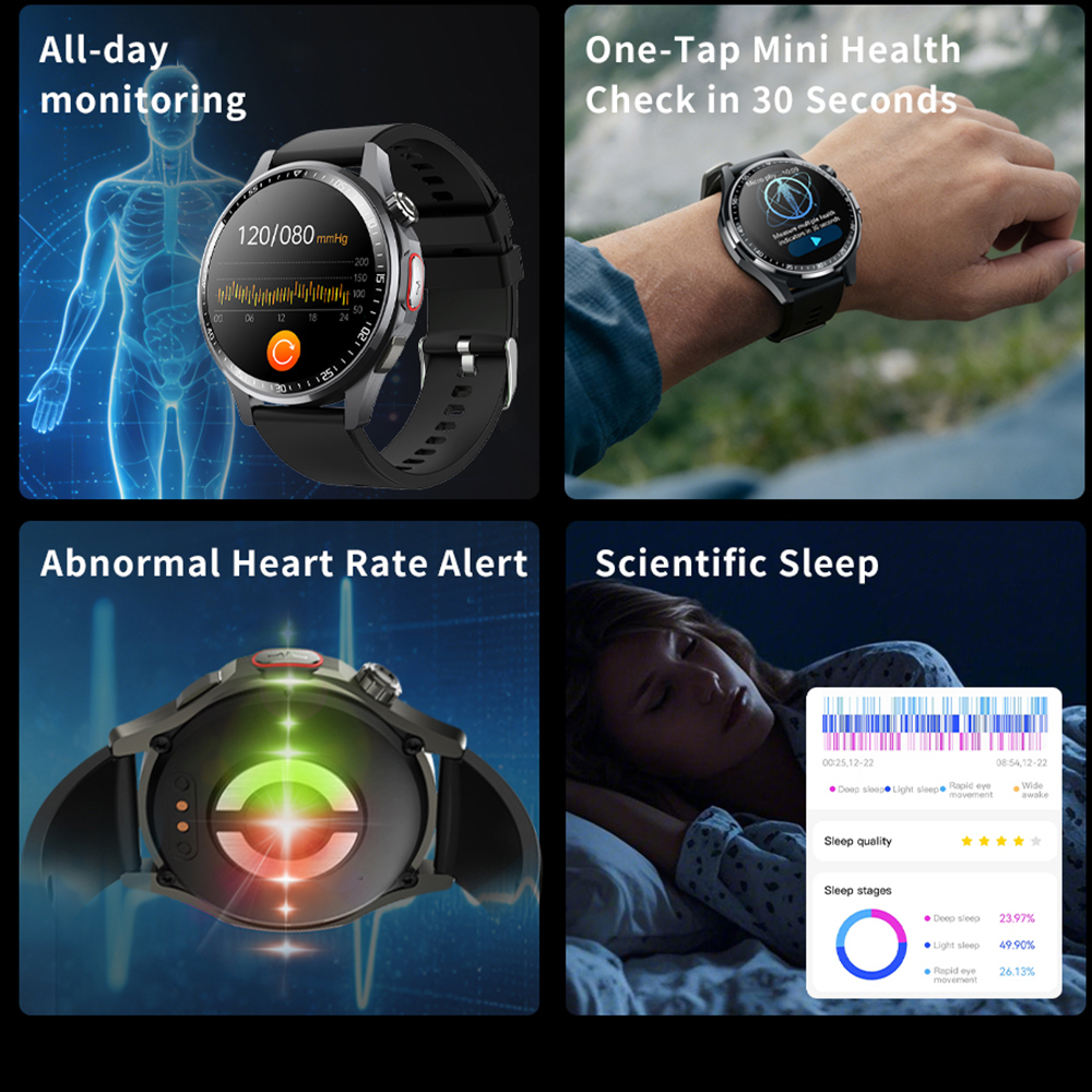 Men Smart Watch All Day Fall D - Fall Detection Watch 评论和价格