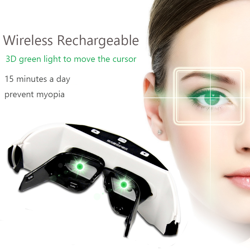 Wireless 3D Rechargeable Green - Light Therapy Glasses 评论和价格