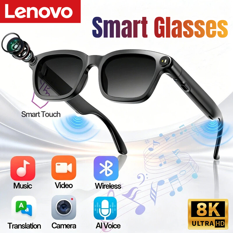 Lenovo Smart Glasses AI Transl - Smart Glasses Lens 评论和价格