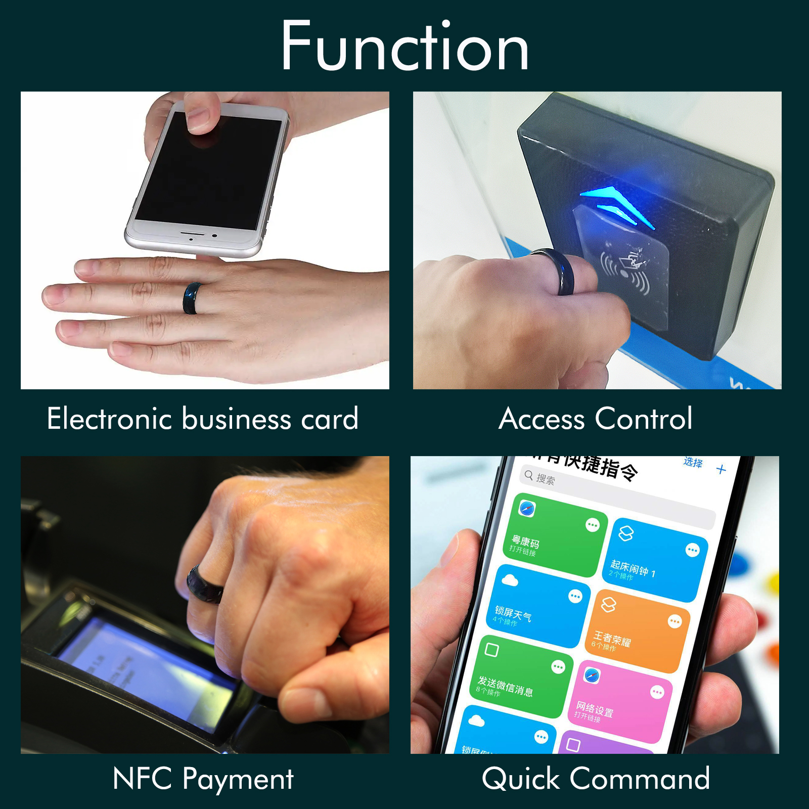 NFC Ntag216 Chip Ceramic Smart - Smart Ring Nfc Pay 评论和价格